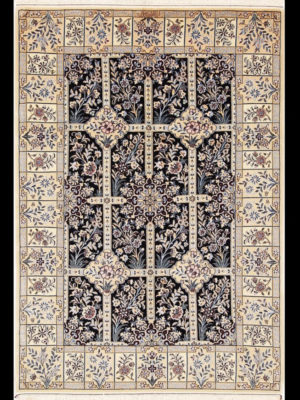 PERSIAN ONE-OF-A-KIND NAIN HABIBIAN 3.7 X 5.5