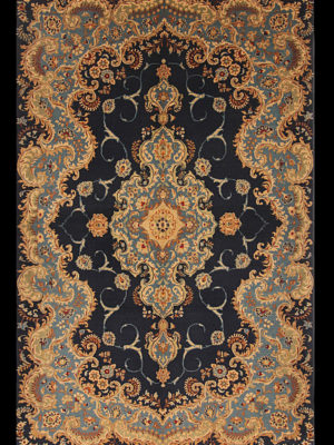 PERSIAN VINTAGE KASHAN  4.6 X 7.2