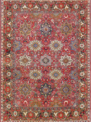 PERSIAN VINTAGE SAROUK MAHAJERAN  10 X 13.4