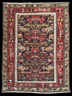 RUSSIAN ANTIQUE CAUCASIAN SHIRVAN  3.10 X 5