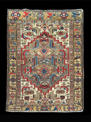 PERSIAN VINTAGE BIBIKABAB HERIZ SERAPI  4.5 X 6.4