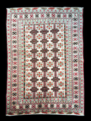 RUSSIAN TEKKE BOKARA BEIGE  3.7 X 5