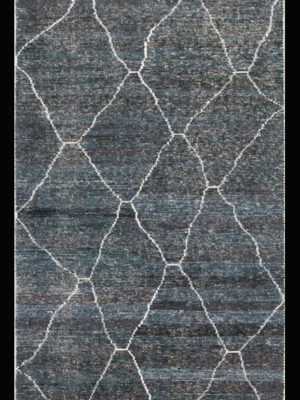 MOROCCAN MODERN CONTEMPORARY WOOL 5 X 8