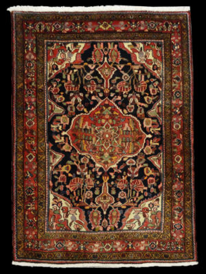 PERSIAN VINTAGE HAMADAN SANANDAJ STAR