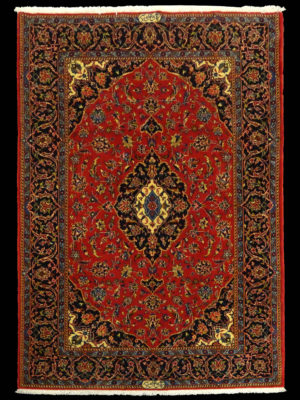PERSIAN VINTAGE KASHAN SHADZAR  3.7 X 5.6 - SOLD
