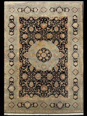 INDIA VINTAGE FINE TABRIZ MOGHUL  6 X 9