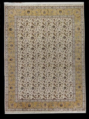 TURKISH ALL SILK SIGNED OZIPEK 6.8 X 9.10