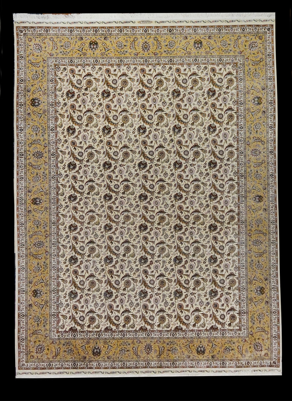 TURKISH ALL SILK SIGNED OZIPEK 6.8 X 9.10