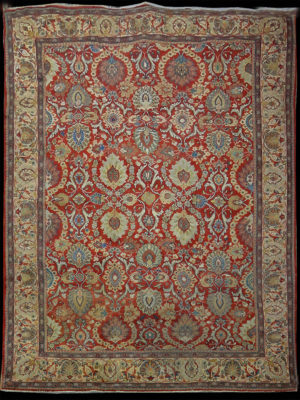 PERSIAN ANTIQUE SULTANABAB MAHAL  9.10 X 13.10