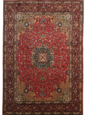 PERSIAN VINTAGE TABRIZ "FARAMAZI" MASTERPIECE 8.6 X 11.8