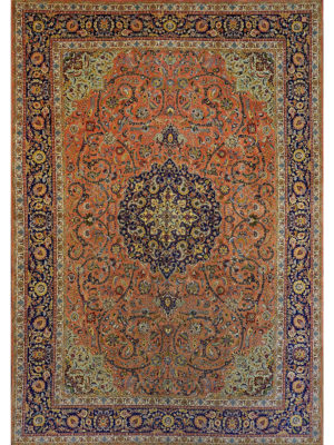 PERSIAN VINTAGE FINE TABRIZ  11.3 X 16.8