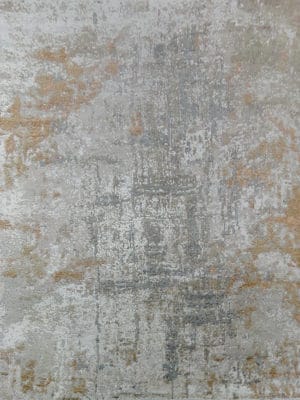 INDIA MODERN CONTEMPORARY SILK AND WOOL  8 X 10