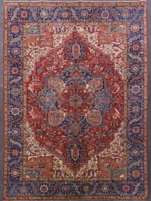 PAKISTAN MODERN SERAPI TRADITIONAL 10.1 X 13.8  SOLD