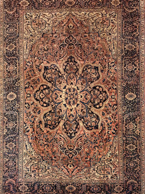 PERSIAN VINTAGE TRIBAL HERIZ AHAR 10.1 X 13.4 SOLD