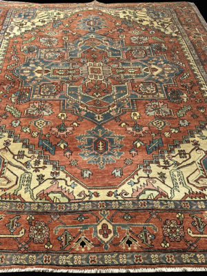 INDIA HERIZ SERAPI WOOL 9 X 12