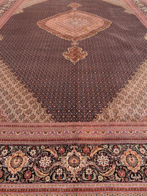PERSIAN VERY FINE TABRIZ MAHI -FISH-  12.10 X 19.6