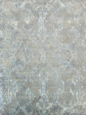 INDIA MODERN CONTEMPORARY SILK AND WOOL  10 X 14.2