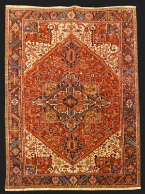 PERSIAN VINTAGE HERIZ SERAPI 10 X 13