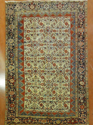 PERSIAN ANTIQUE FLORAL SERAPI  8 X 12.5