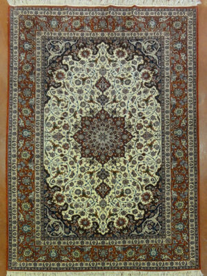 PERSIAN FINE ESFAHAN AFTER M. SAYRAFIAN  6.10 X 10.2  SOLD