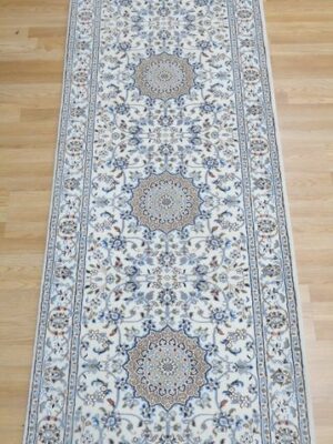 INDIA FINE NAIN SILK AND WOOL 2.9 X 12.1