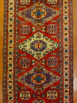 PERSIAN VINTAGE GALLERY RUNNER ARDABIL 4.3 X 10.6