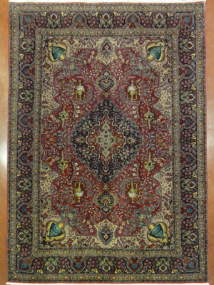 PERSIAN VINTAGE TABRIZ 6.10 X 9.10