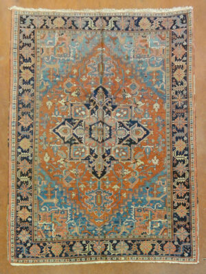 PERSIAN ANTIQUE HERIZ SERAPI 9 X 11.6