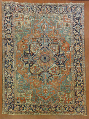 PERSIAN ANTIQUE HERIZ SERAPI 9.8 X 13.3