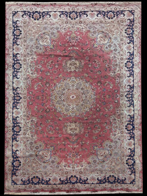 PERSIAN VERY FINE TABRIZ SIGNED TARIZADEH 13 X 19.6