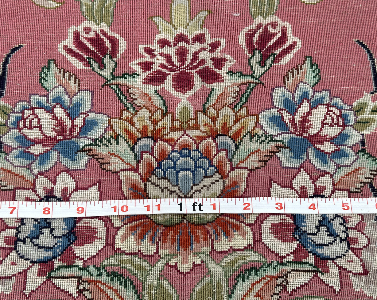 PERSIAN VERY FINE TABRIZ SIGNED TARIZADEH 13 X 19.6 - Image 7