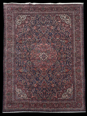 PERSIAN VERY FINE ANTIQUE PALACE SIZE KAZVIN 14 X 20.8
