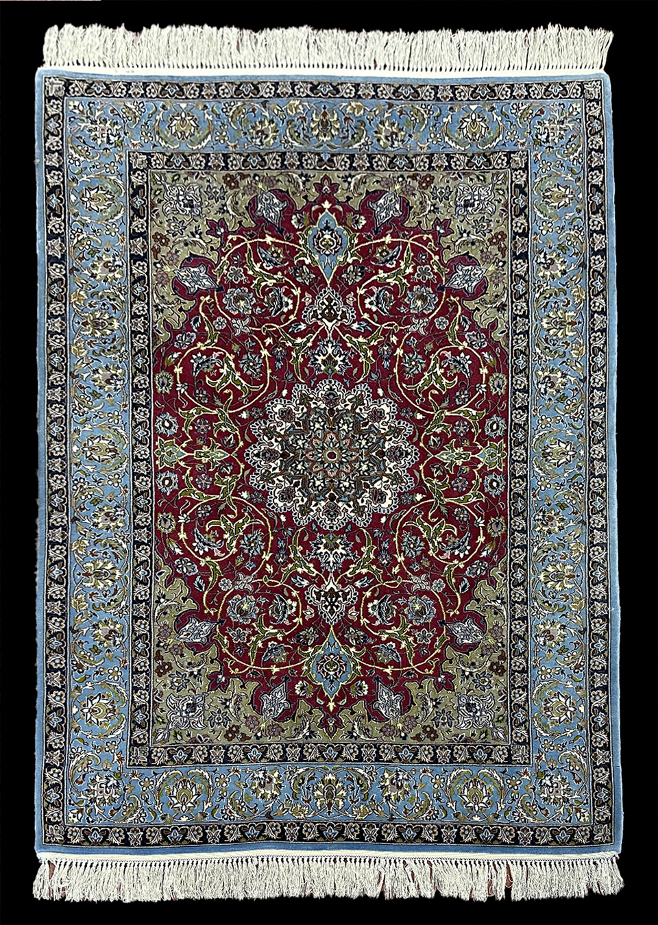 PERSIAN VINTAGE ESFAHAN 3.6 X 5 - SOLD