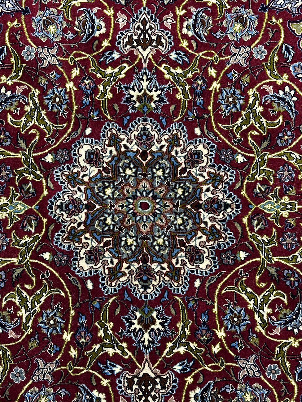 PERSIAN VINTAGE ESFAHAN 3.6 X 5 - SOLD - Image 4
