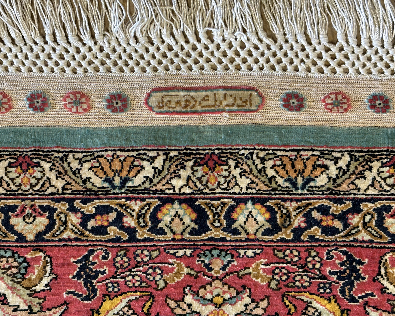 TURKISH MASTERPIECE VINTAGE HEREKEH OZIPEK 2.9 X 4 - SOLD - Image 3