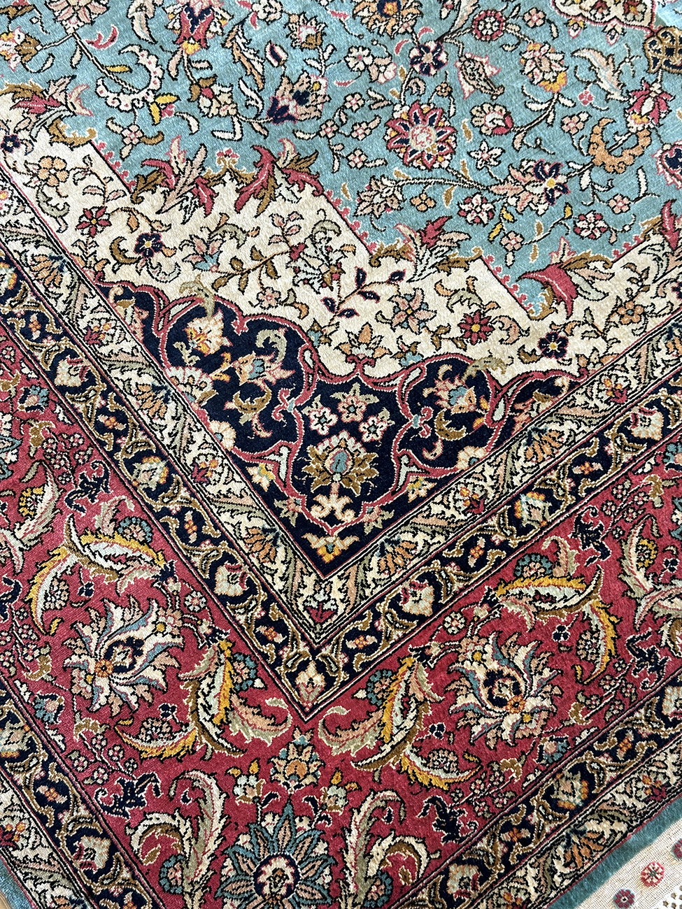 TURKISH MASTERPIECE VINTAGE HEREKEH OZIPEK 2.9 X 4 - SOLD - Image 4