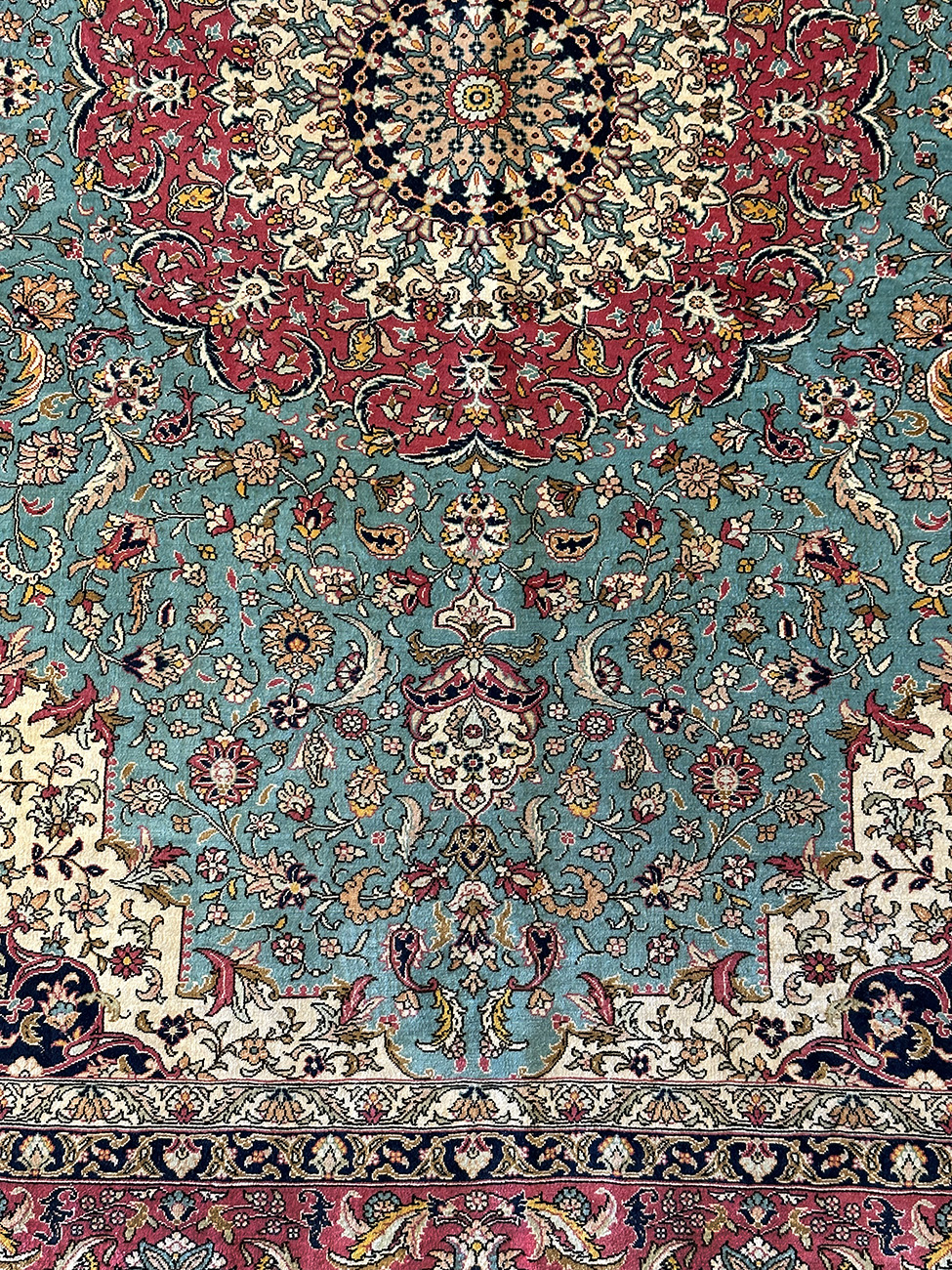 TURKISH MASTERPIECE VINTAGE HEREKEH OZIPEK 2.9 X 4 - SOLD - Image 5