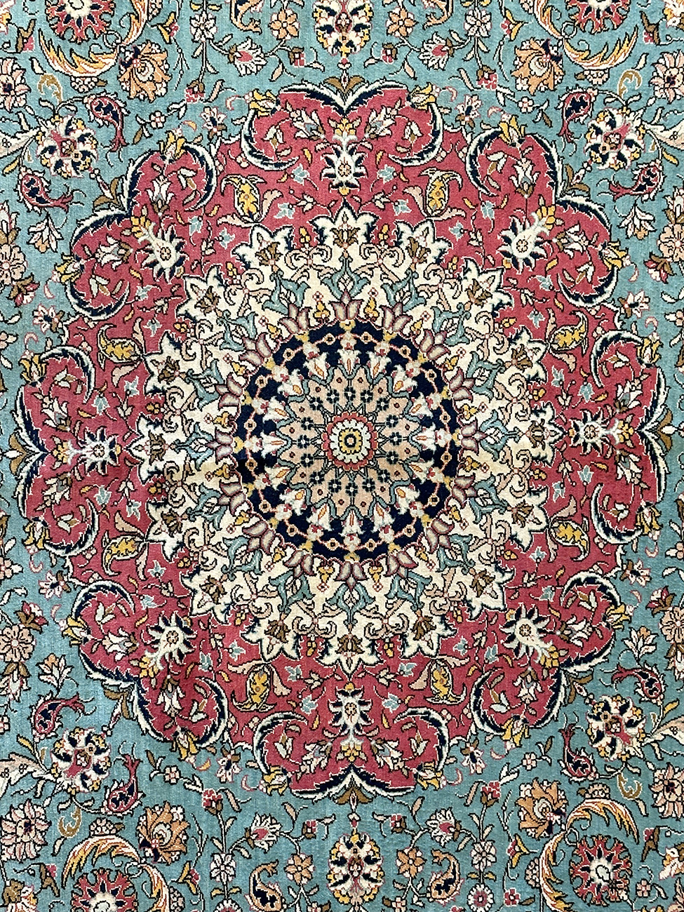 TURKISH MASTERPIECE VINTAGE HEREKEH OZIPEK 2.9 X 4 - SOLD - Image 6