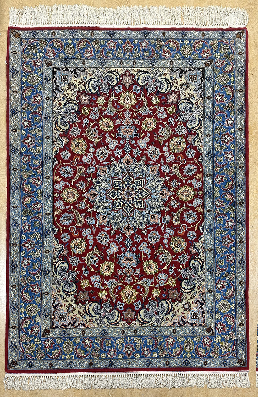 PERSIAN VINTAGE ESFAHAN 3.5 X 5.9 - SOLD