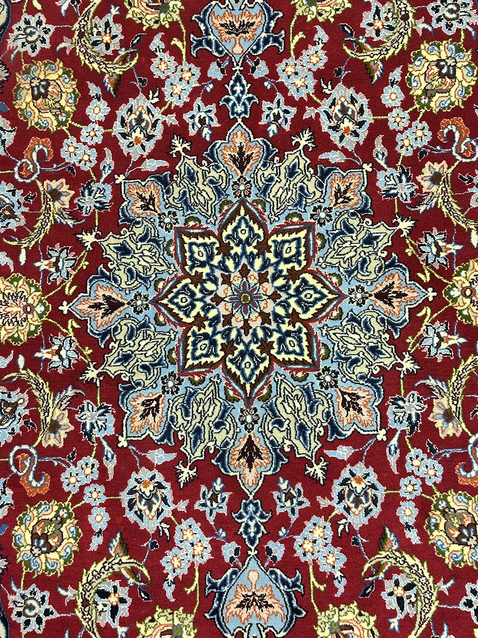 PERSIAN VINTAGE ESFAHAN 3.5 X 5.9 - SOLD - Image 4