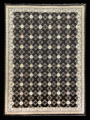 PAKISTAN KHOTAN DARK CHOCOLATE BROWN 10.2 X 13.10