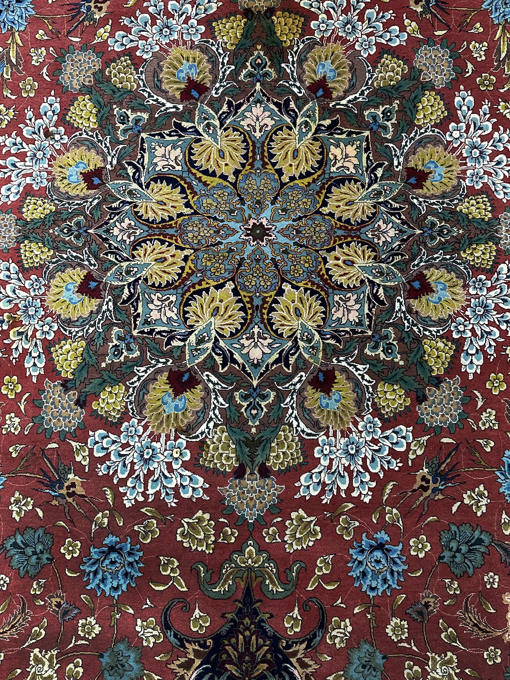 PERSIAN VINTAGE TABRIZ NEZAM SIGNED SAMADI 8 X 11.9 - Image 5