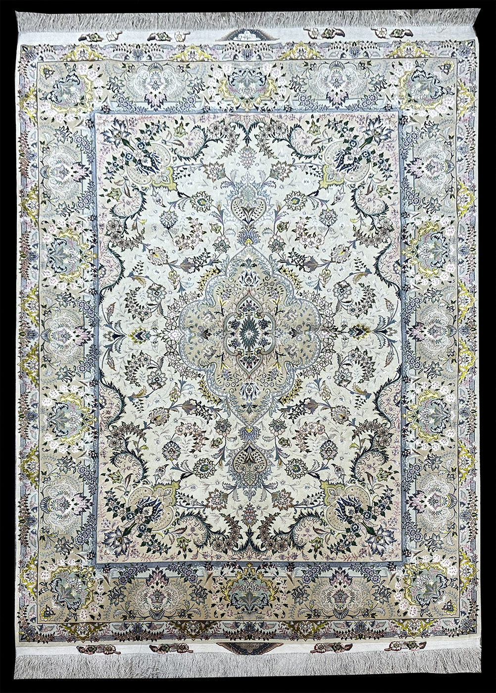 PERSIAN VINTAGE TABRIZ FRENCH AUBUSSON DESIGN 5 X 7