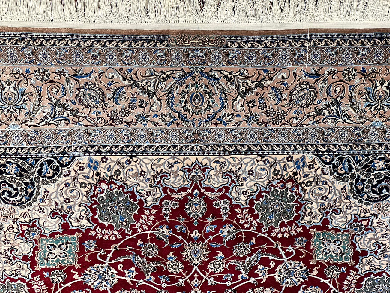 PERSIAN NAIN 4LAH WOVEN BY DARAKSHESH SIGNED 5.9 X 8.3 KPSI 1156 - Image 3
