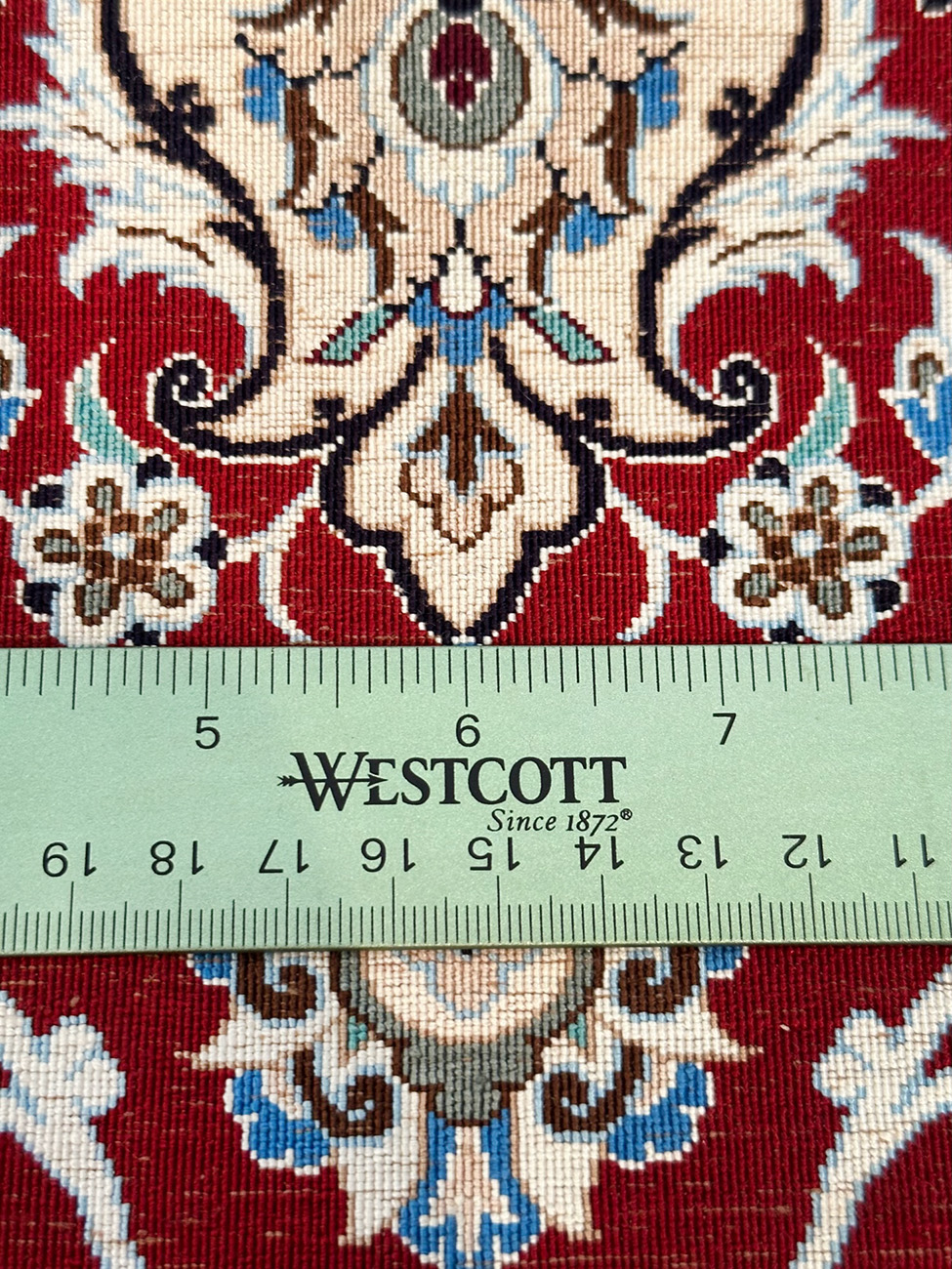 PERSIAN NAIN 4LAH WOVEN BY DARAKSHESH SIGNED 5.9 X 8.3 KPSI 1156 - Image 6