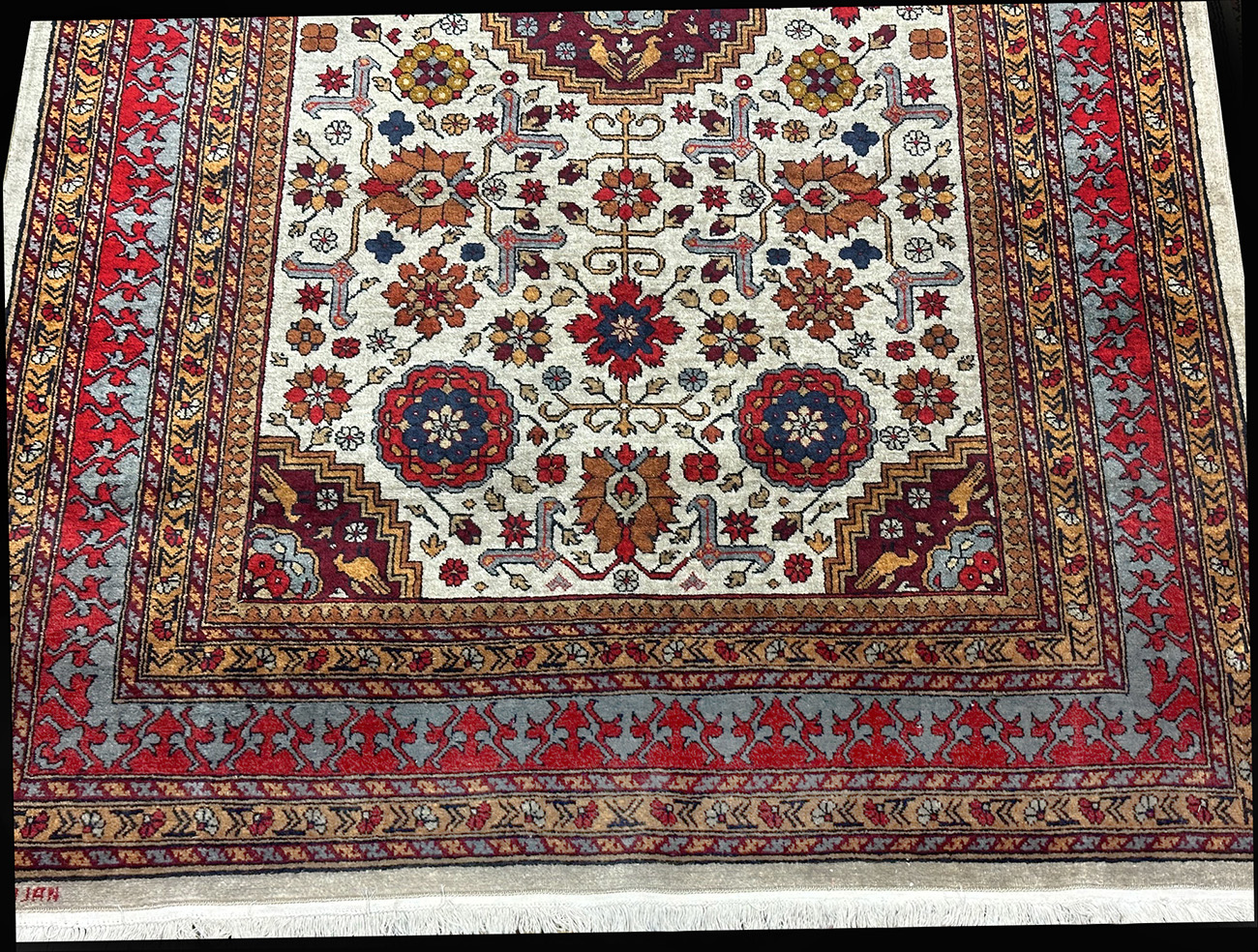 RUSSIAN VINTAGE AZERBAIJAN CAUCASIAN DESIGN 4.4 X 6.8 - Image 2