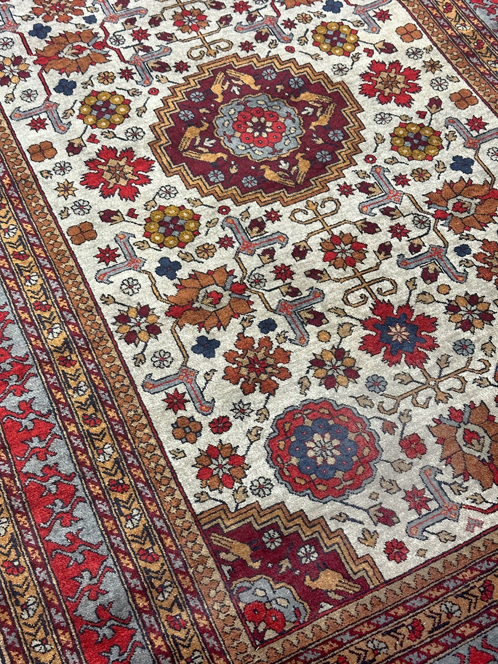 RUSSIAN VINTAGE AZERBAIJAN CAUCASIAN DESIGN 4.4 X 6.8 - Image 4