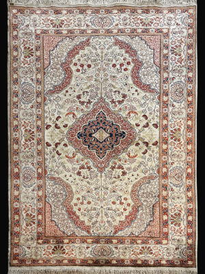 TURKISH VINTAGE KAISEIRI SILK 3.5 X 5.6