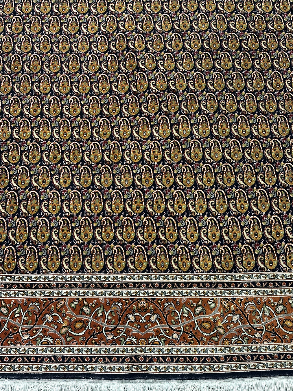 PERSIAN VINTAGE TABRIZ PAISLEY (BOTEH) 5 X 6.8 - SOLD - Image 3