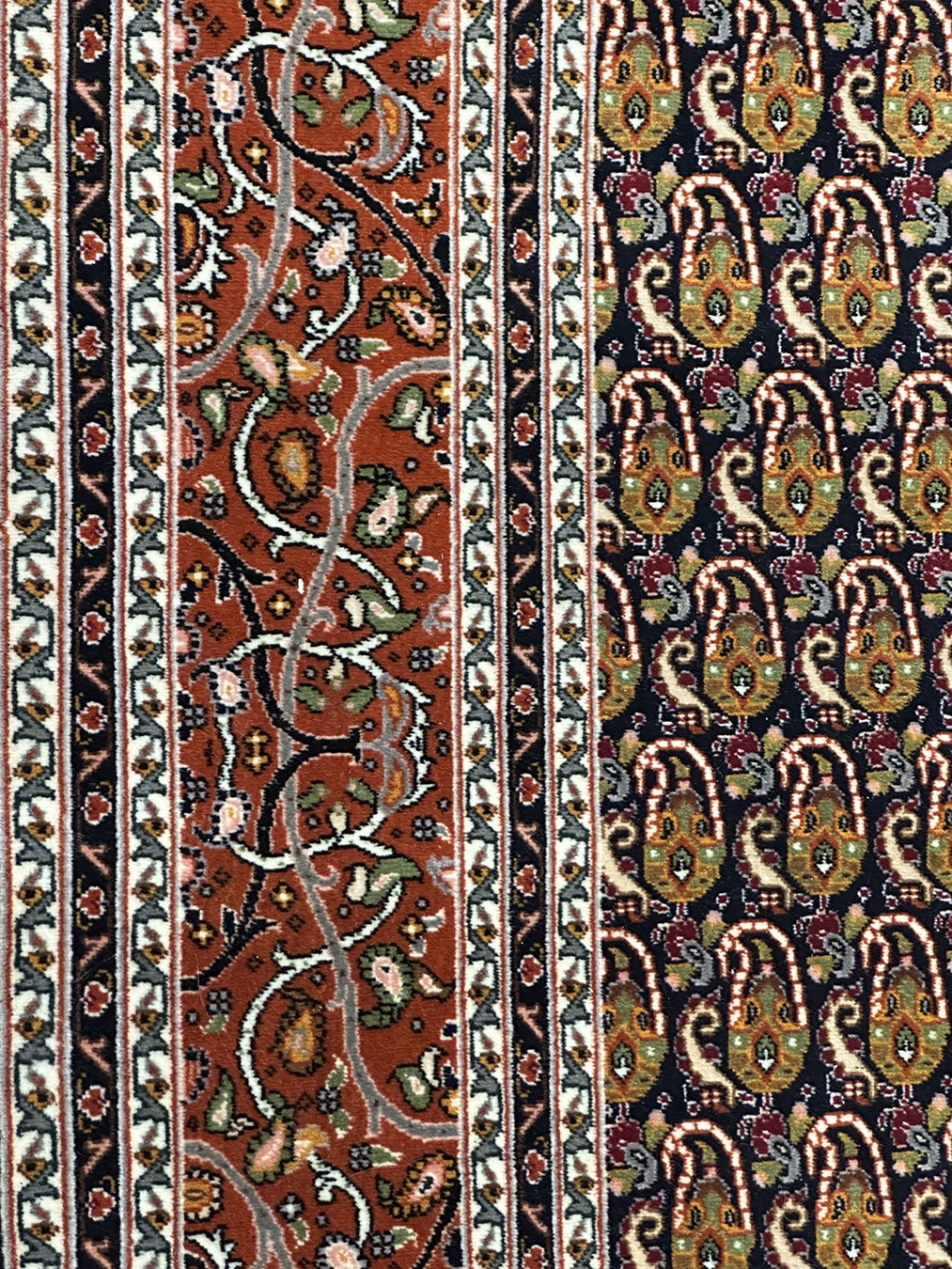 PERSIAN VINTAGE TABRIZ PAISLEY (BOTEH) 5 X 6.8 - SOLD - Image 4